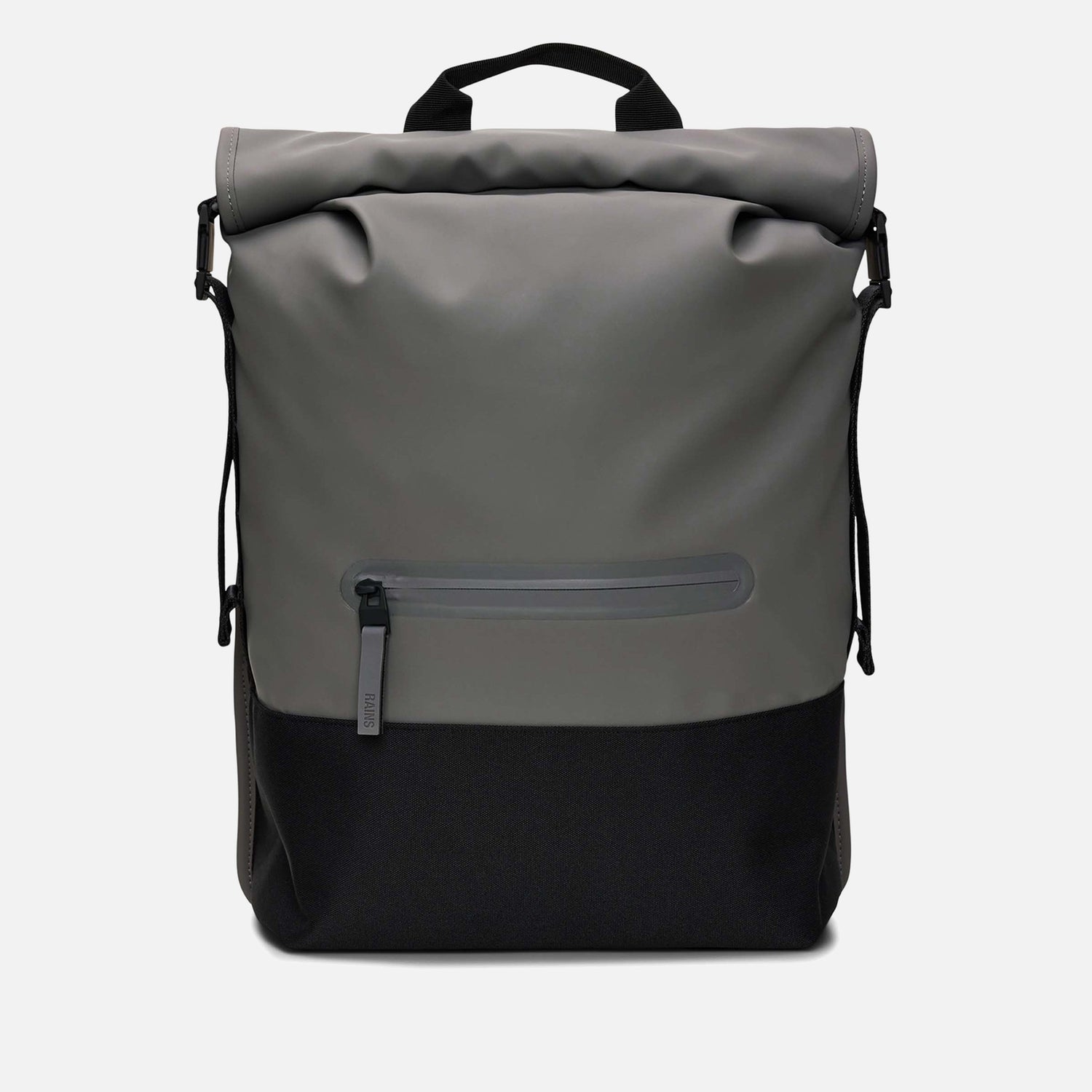 RAINS Men's Trail Rolltop Backpack - Grey