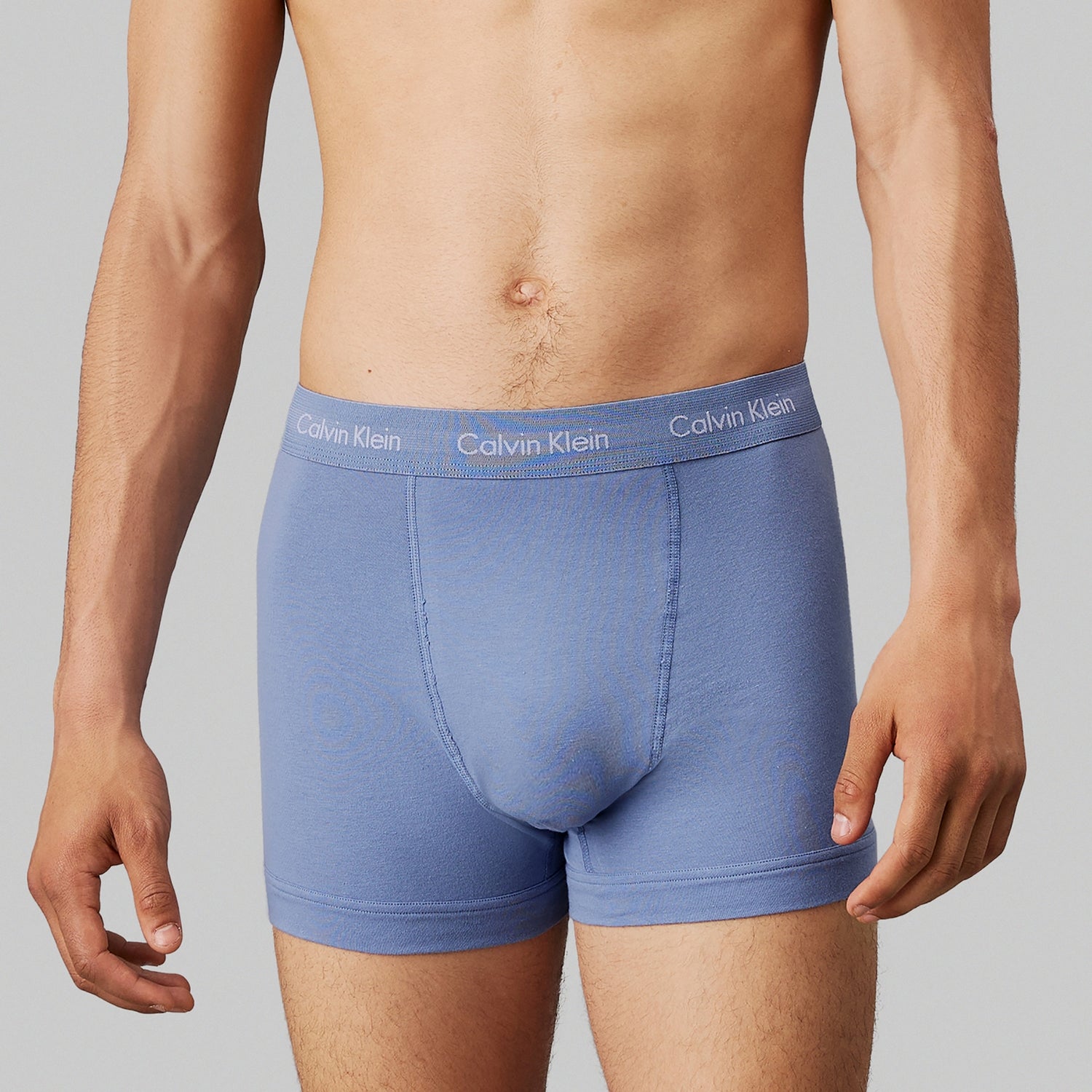 Calvin Klein 5 Pack Cotton-Blend Stretch Jersey Trunks - S