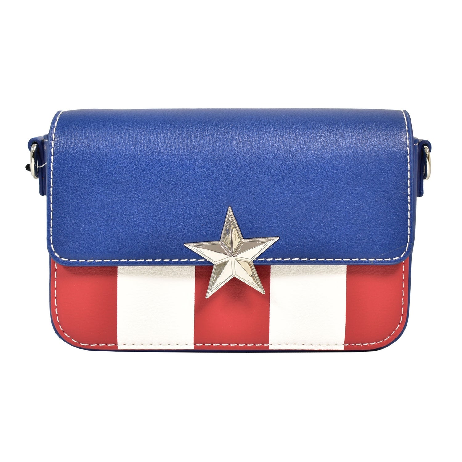 Funko Loungefly Marvel Marvel Comics Mini Crossbody Bag Captain America Merchandise Zavvi US