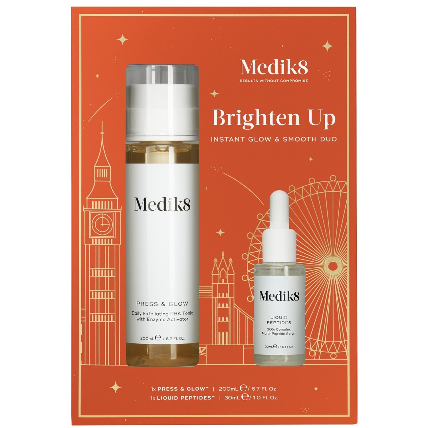 Medik8 Brighten Up Instant Glow and Smooth Duo