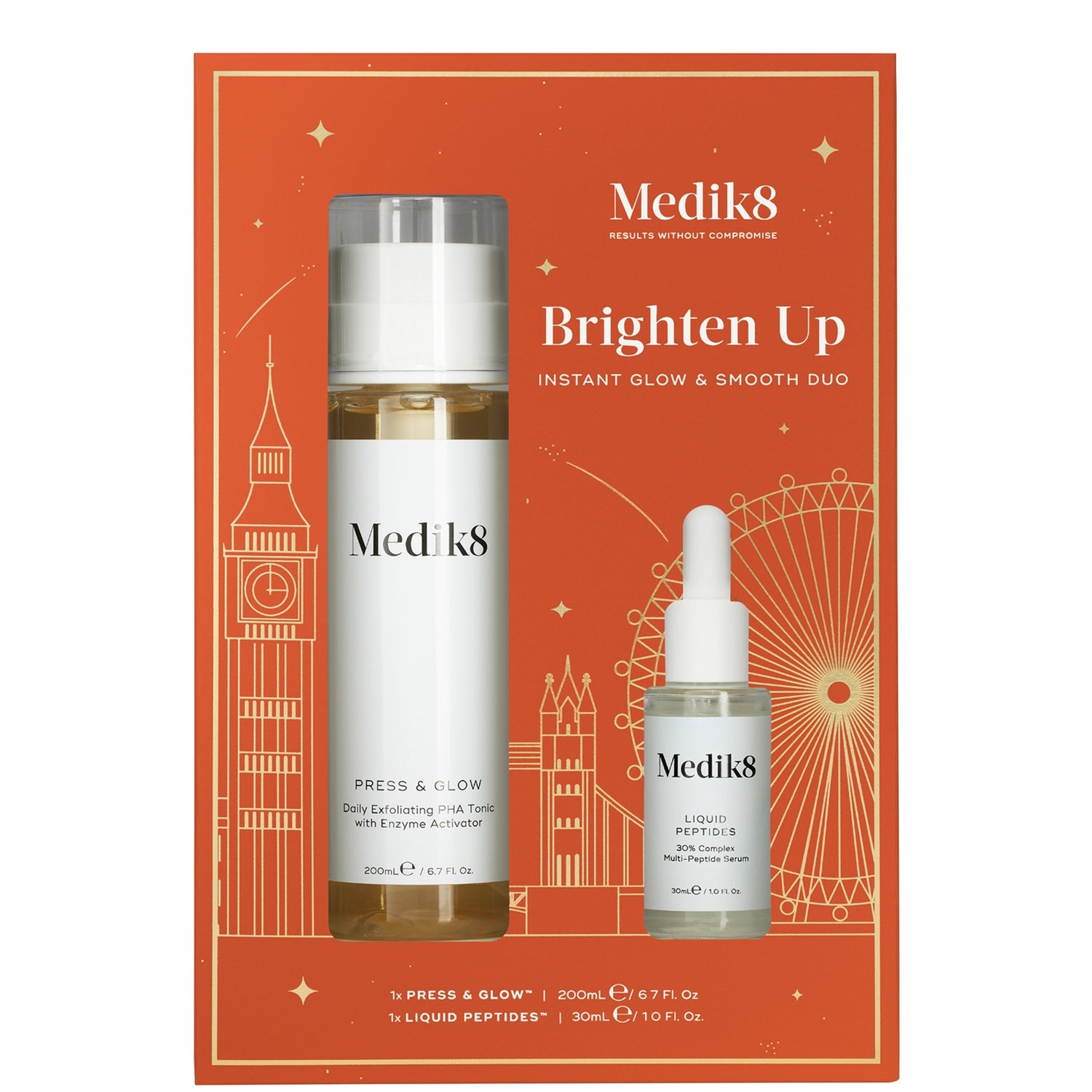 Medik8 Brighten Up Instant Glow and Smooth Duo (Worth $175.00)