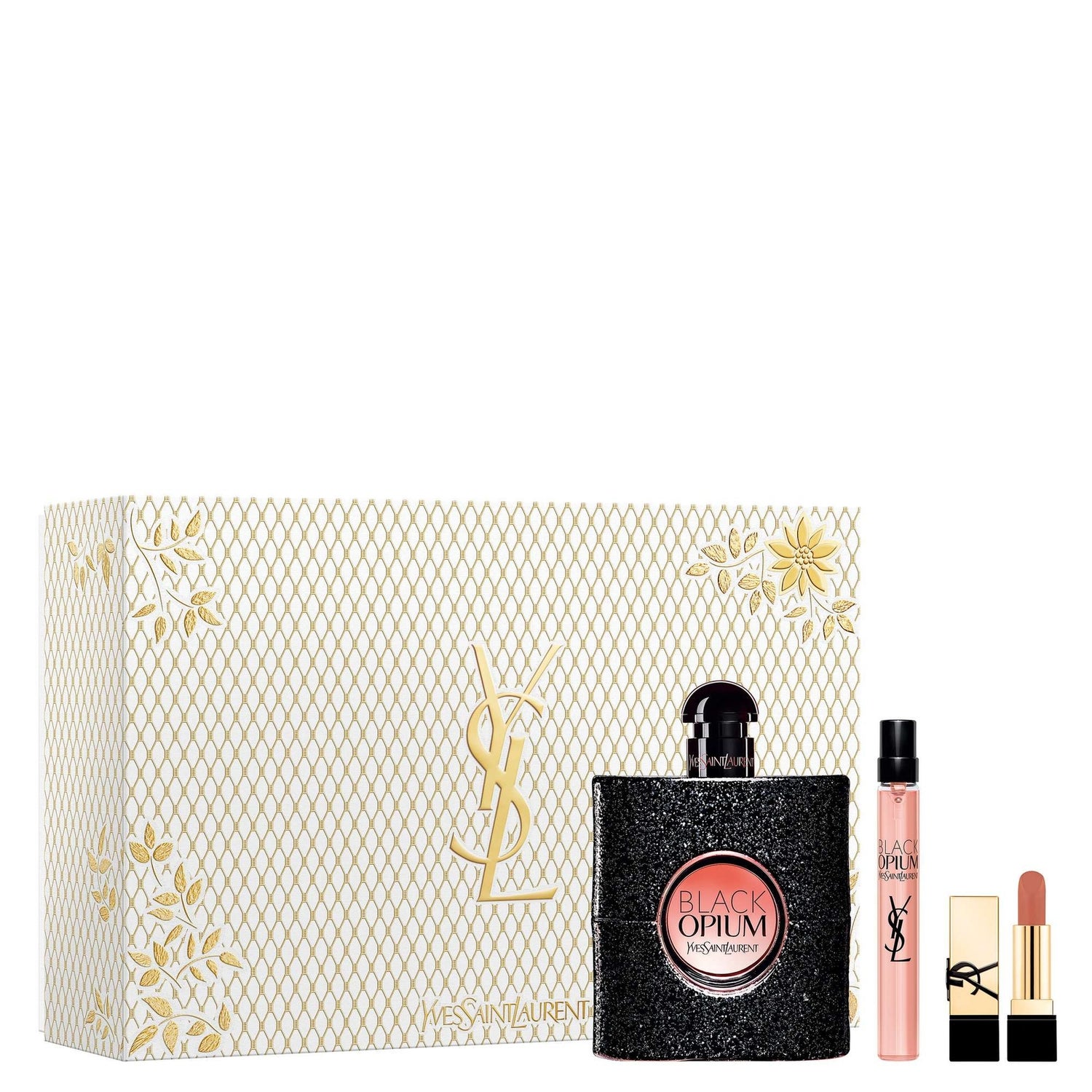 Yves Saint Laurent Christmas 2024 Black Opium Eau de Parfum Spray 90ml Gift Set allbeauty