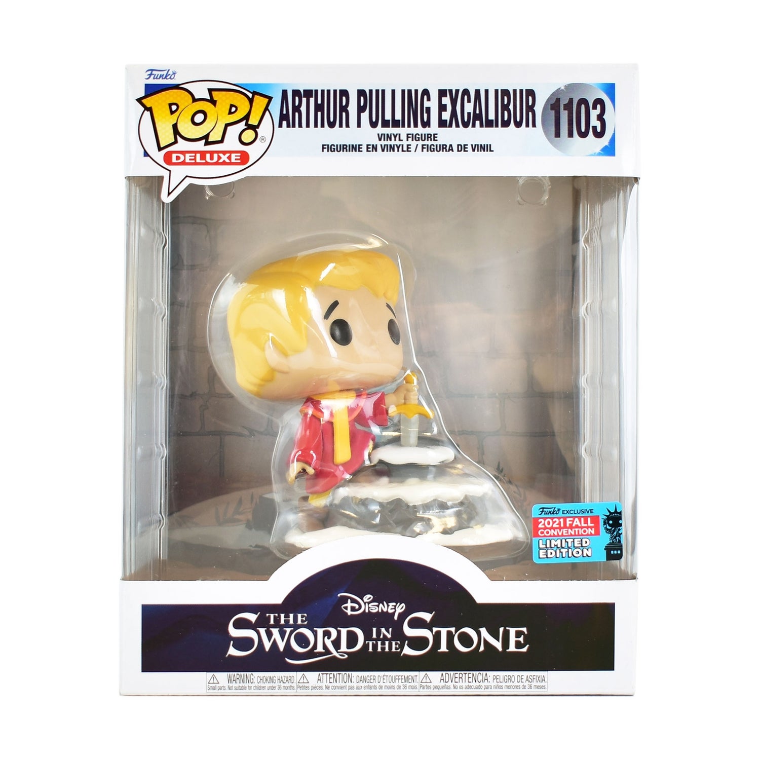 Funko POP Deluxe Sword In The Stone Arthur & Excalibur