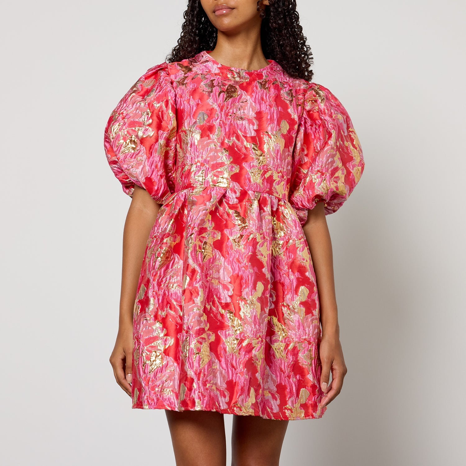 Sister Jane Palmetto Brocade Mini Dress