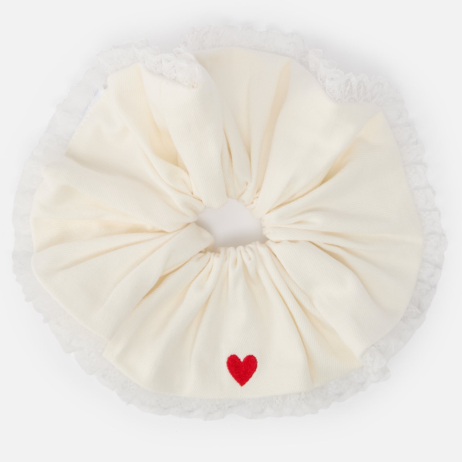 Sister Jane Lucky Cotton-Blend Twill Scrunchie