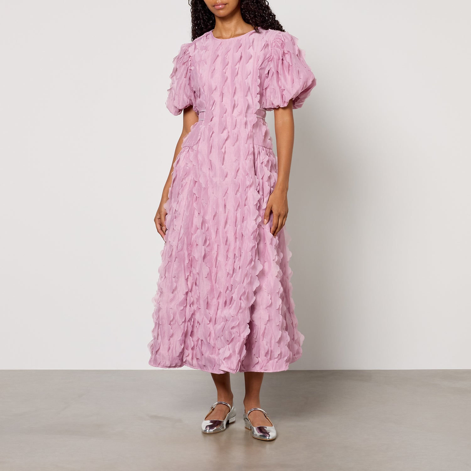 Sister Jane Roundup Ruffled Chiffon Midi Dress
