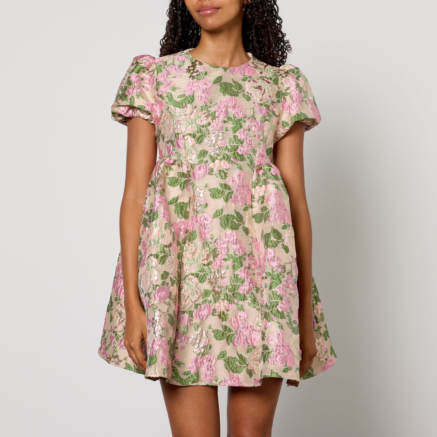 Sister Jane Mountain Song Jacquard Mini Dress