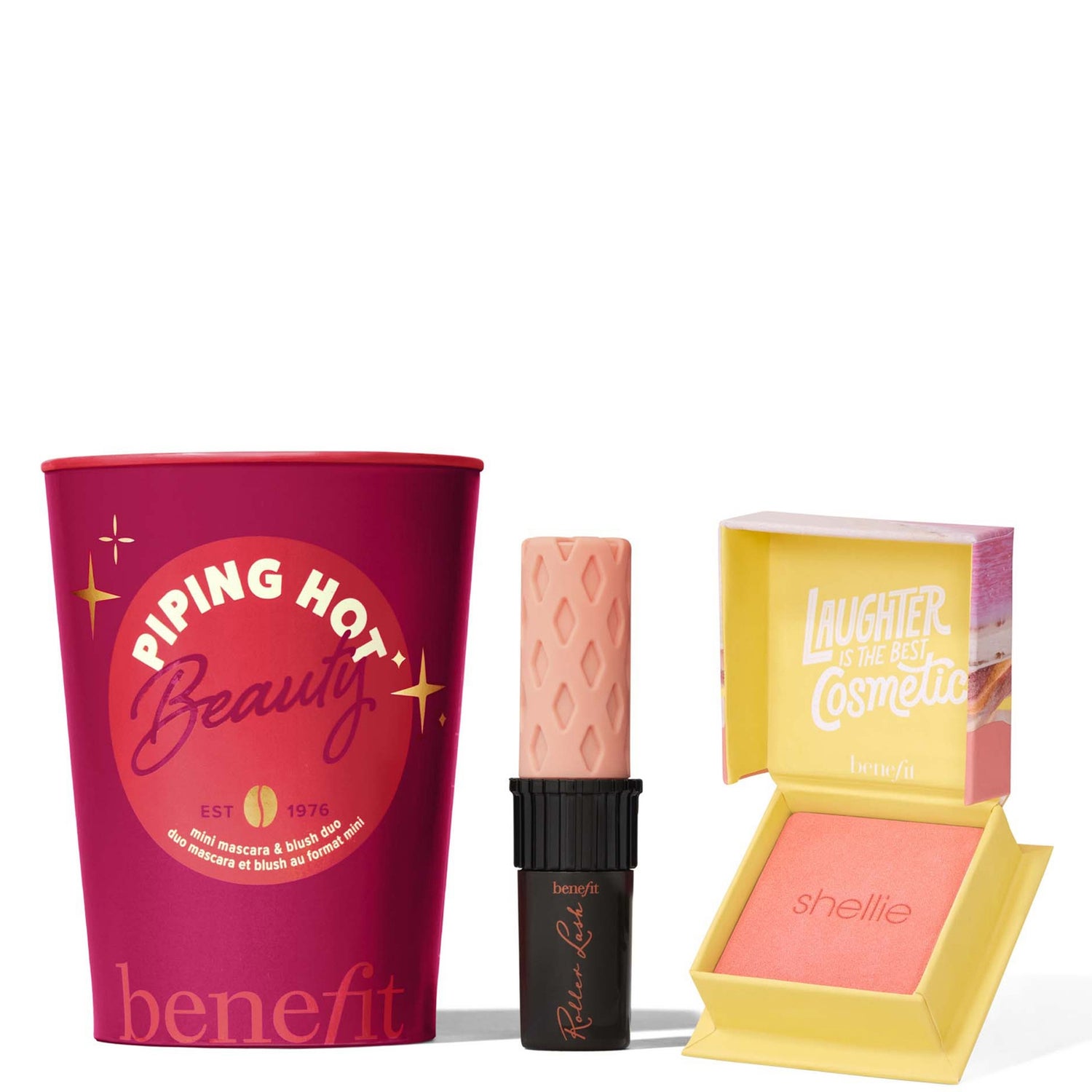 benefit Piping Hot Beauty Mini Roller Lash Mascara and Shellie Blush Duo