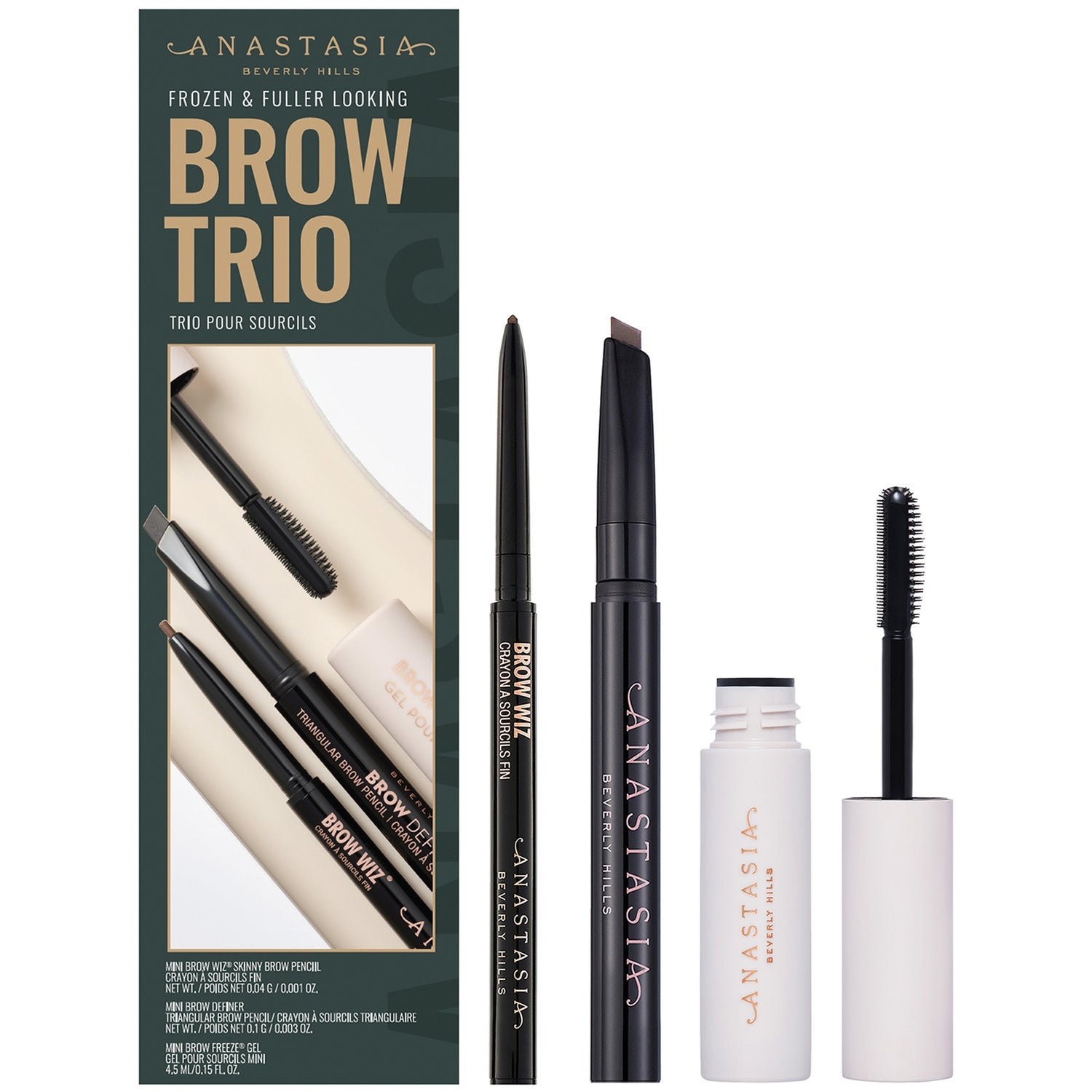 Anastasia Beverly Hills Frozen and Fuller Looking Brow Trio (Various Shades)