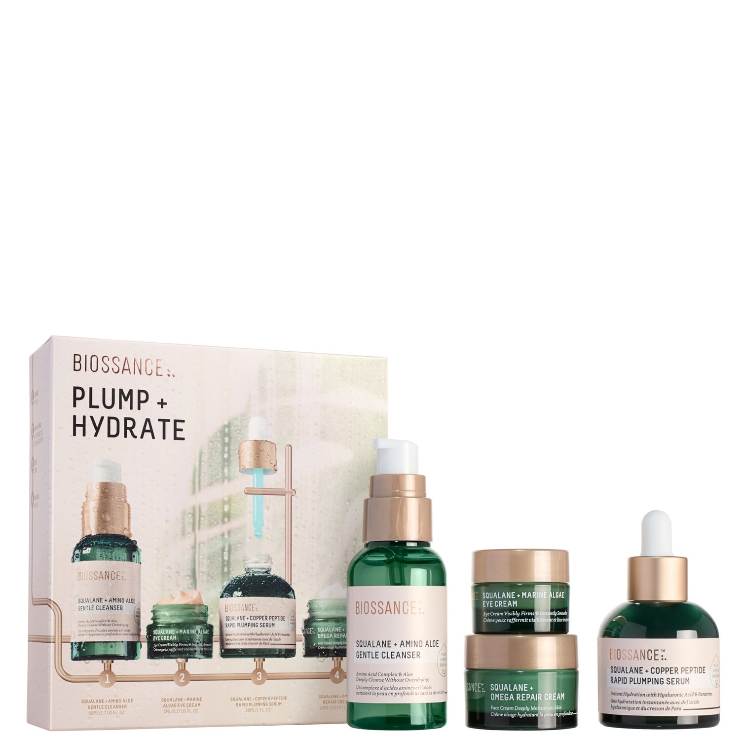 Biossance Plump and Hydrate Set Global