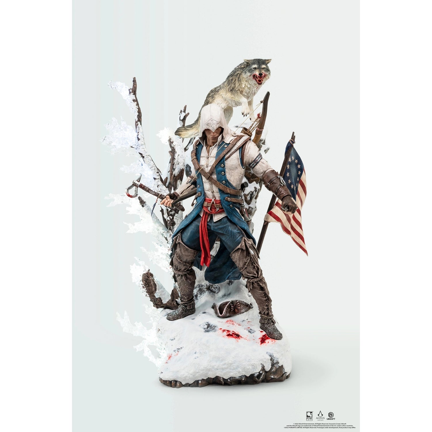 PureArts Assassin s Creed Animus Connor 1 4 Scale Collectible Statue Merchandise Zavvi UK