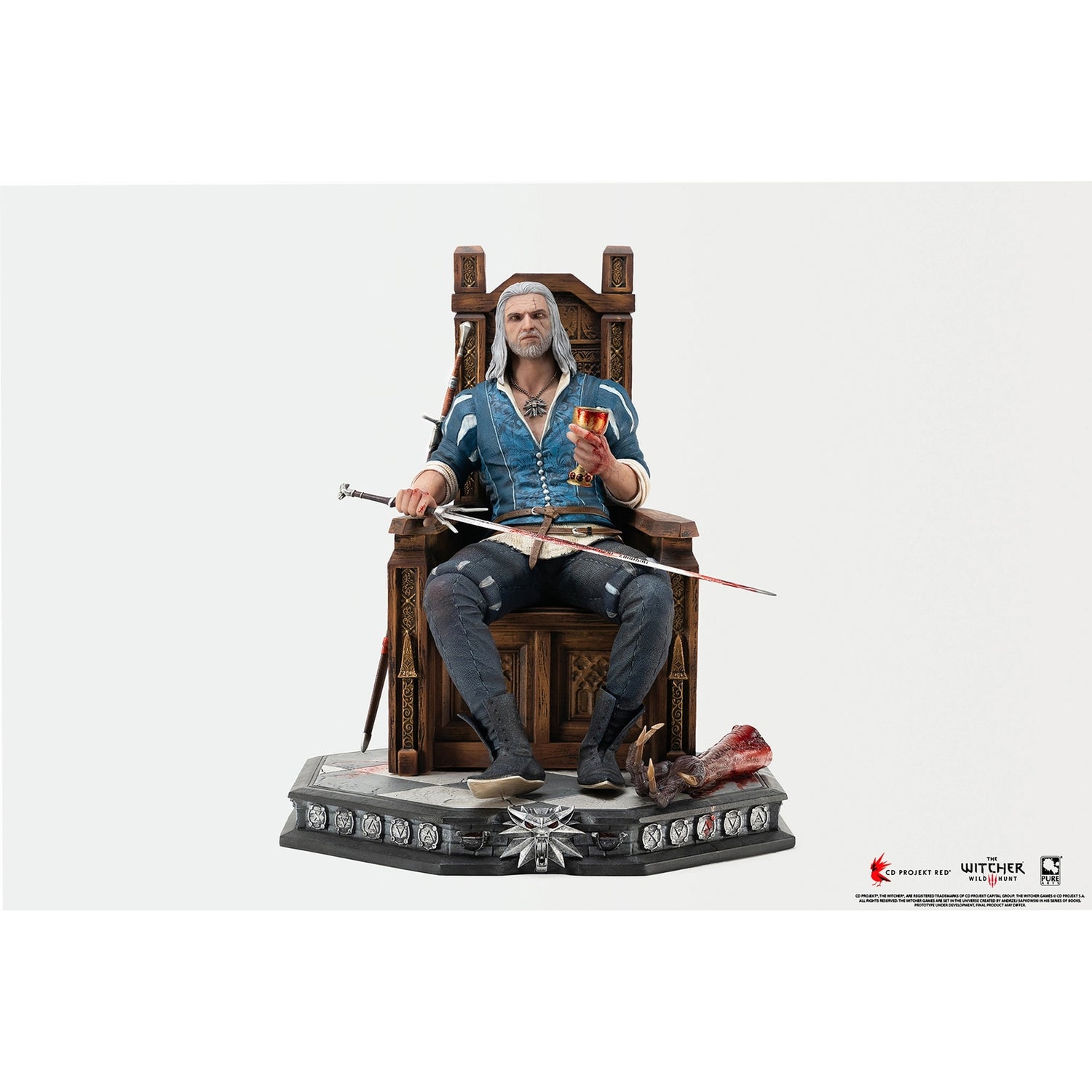 PureArts The Witcher 3 Wild Hunt Geralt 1/6 Scale Statue