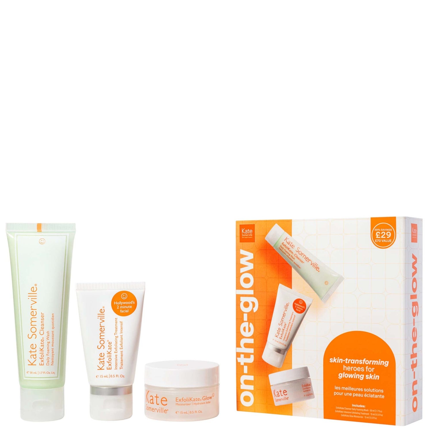 Kate Somerville ExfoliKate on The Glow Kit