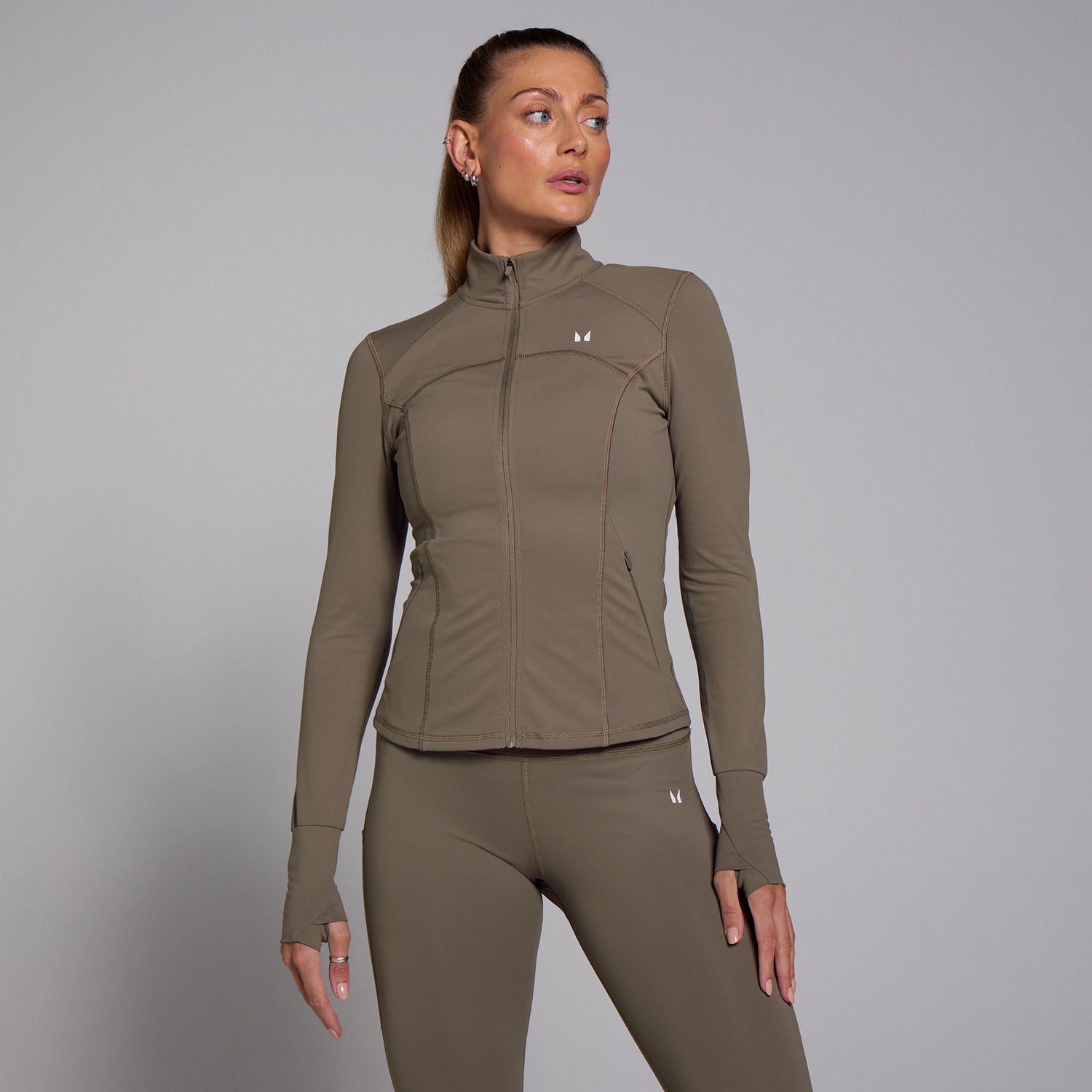 MP Women's Power Slim Fit Jacket - Espresso