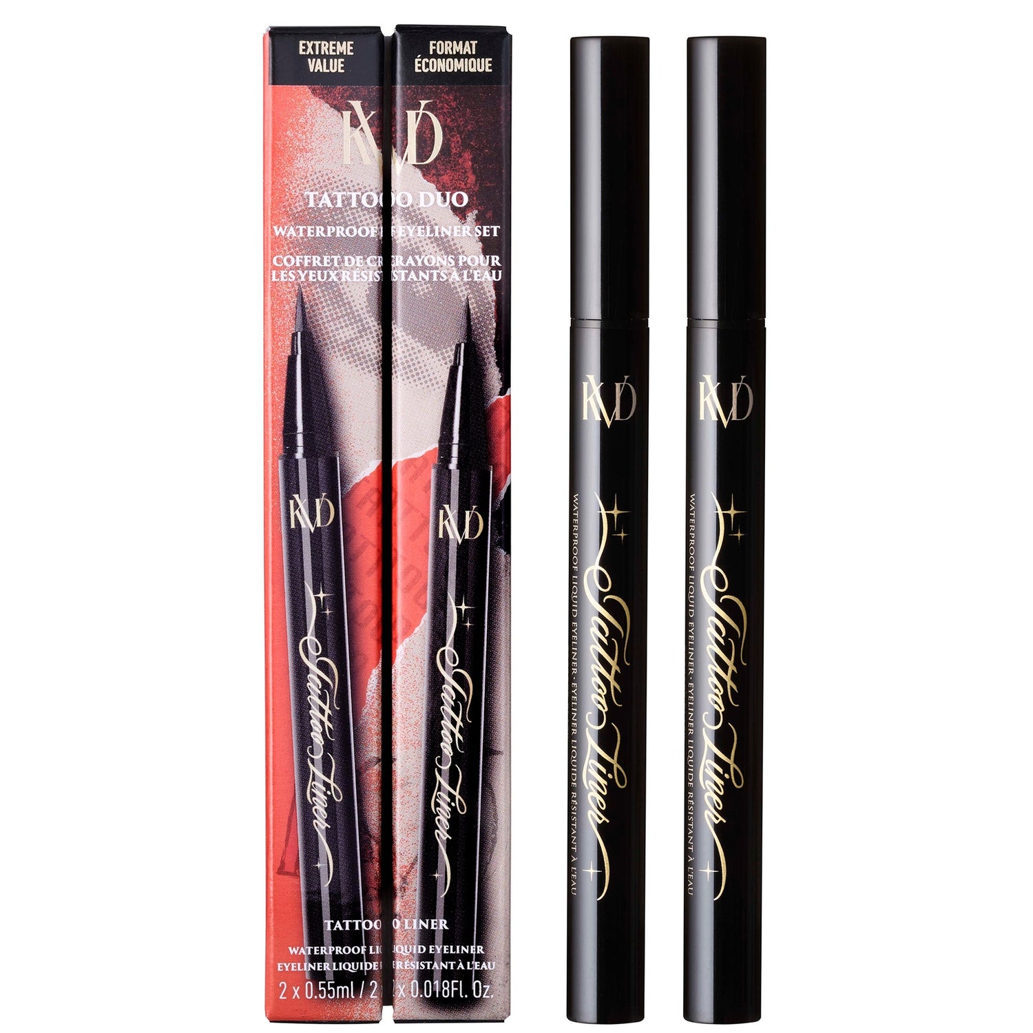 KVD Beauty Tattoo Liner Trooper Black x2 Duo