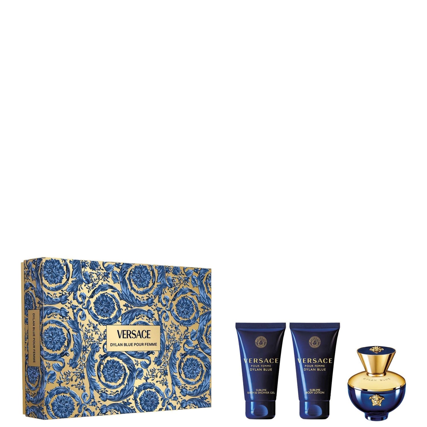 Versace Christmas 2024 Dylan Blue Pour Femme Eau de Parfum 50ml Gift Set allbeauty
