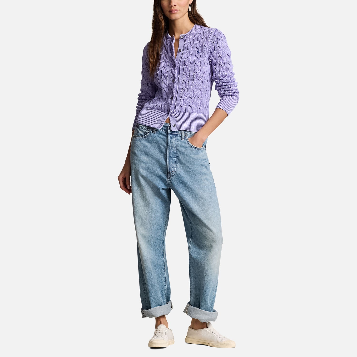 Polo Ralph Lauren Cotton Cable-Knit Cardigan