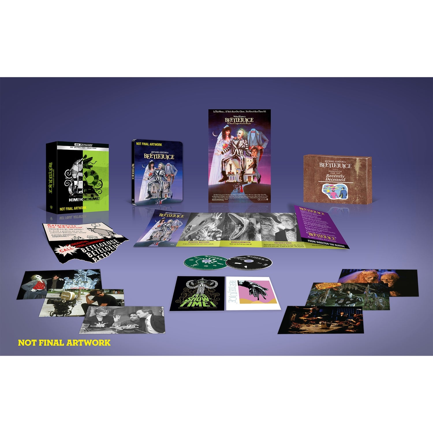 Beetlejuice Zavvi Exclusive Collector's Edition 4K Ultra HD Steelbook