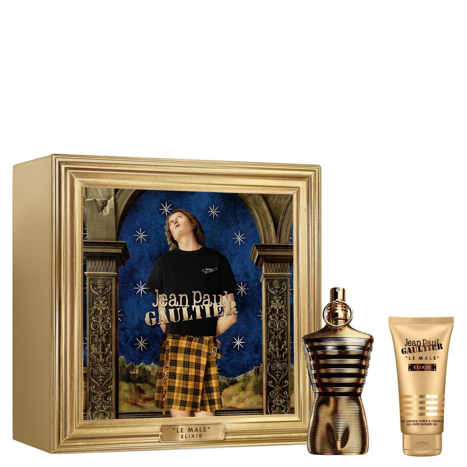Jean Paul Gaultier Christmas 2024 Le Male Elixir Parfum 75ml Gift Set allbeauty