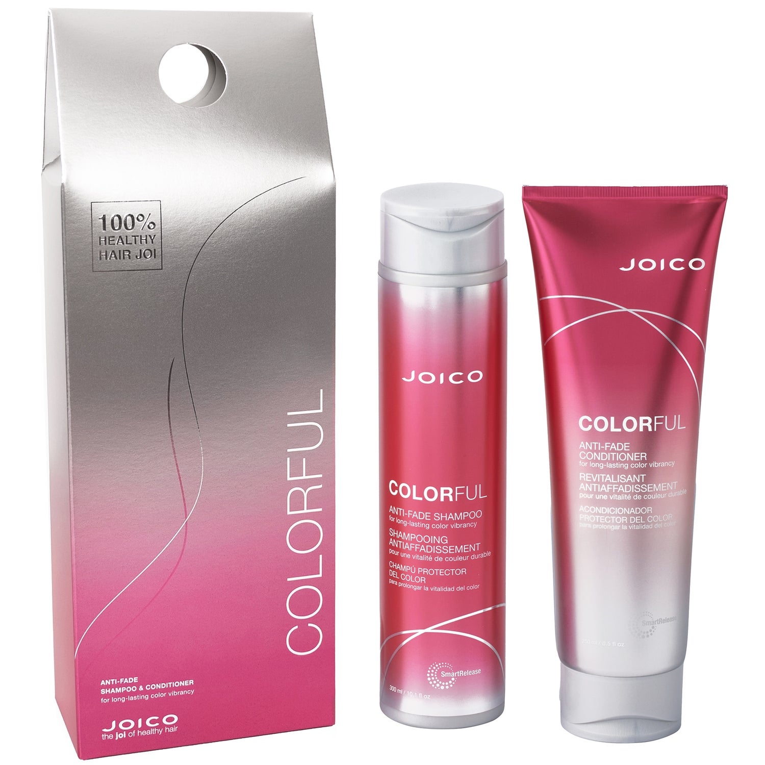 Joico Colorful Anti-Fade Healthy Hair Joi Gift Set - Shampoo and Conditioner