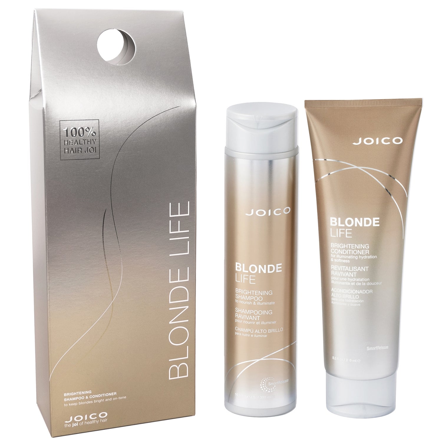 Joico Blonde Life Brightening Healthy Hair Joi Gift Set - Shampoo and Conditioner