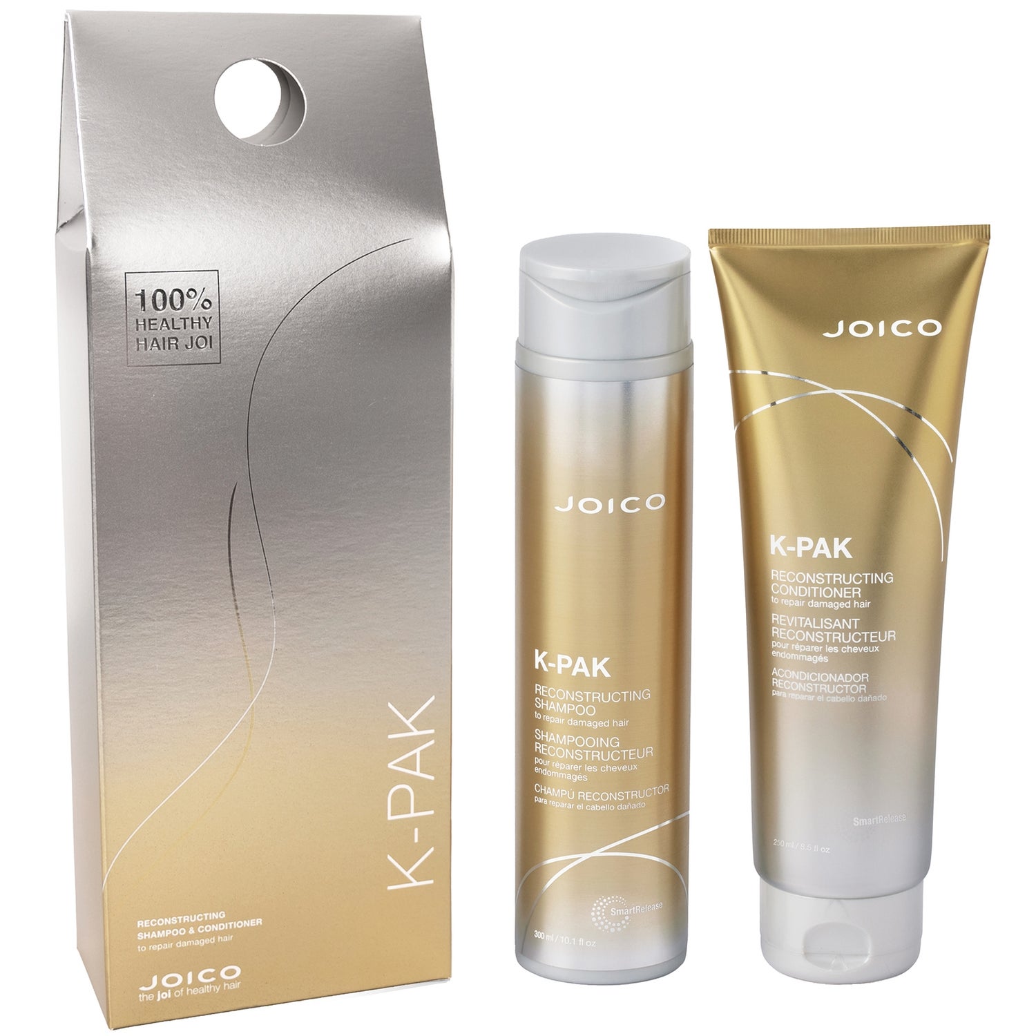 Joico K Pak Reconstructing Healthy Hair Joi Gift Set Shampoo and Conditioner Lookfantastic UAE