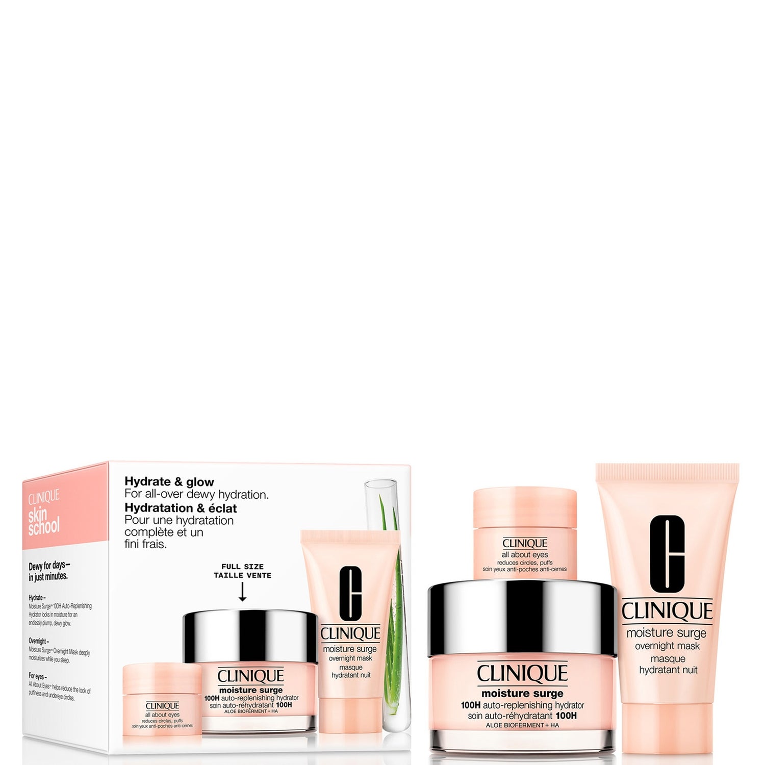 Clinique Skin School Supplies: Hydration and Glow Skincare Gift Set