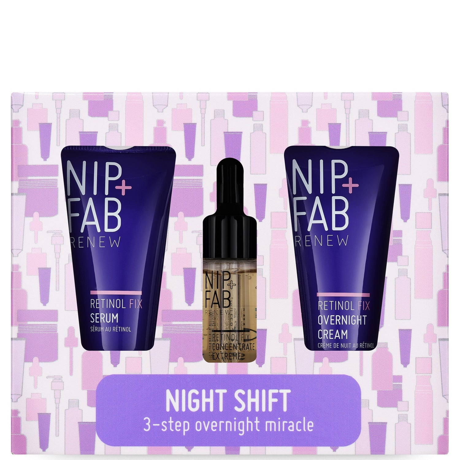 NIP+FAB Night Shift Trio