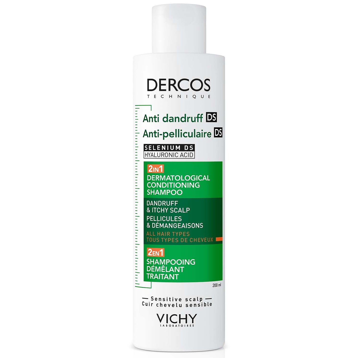 Vichy Dercos Anti-Dandruff 2in1 Dermatological Conditioning Shampoo 200ml