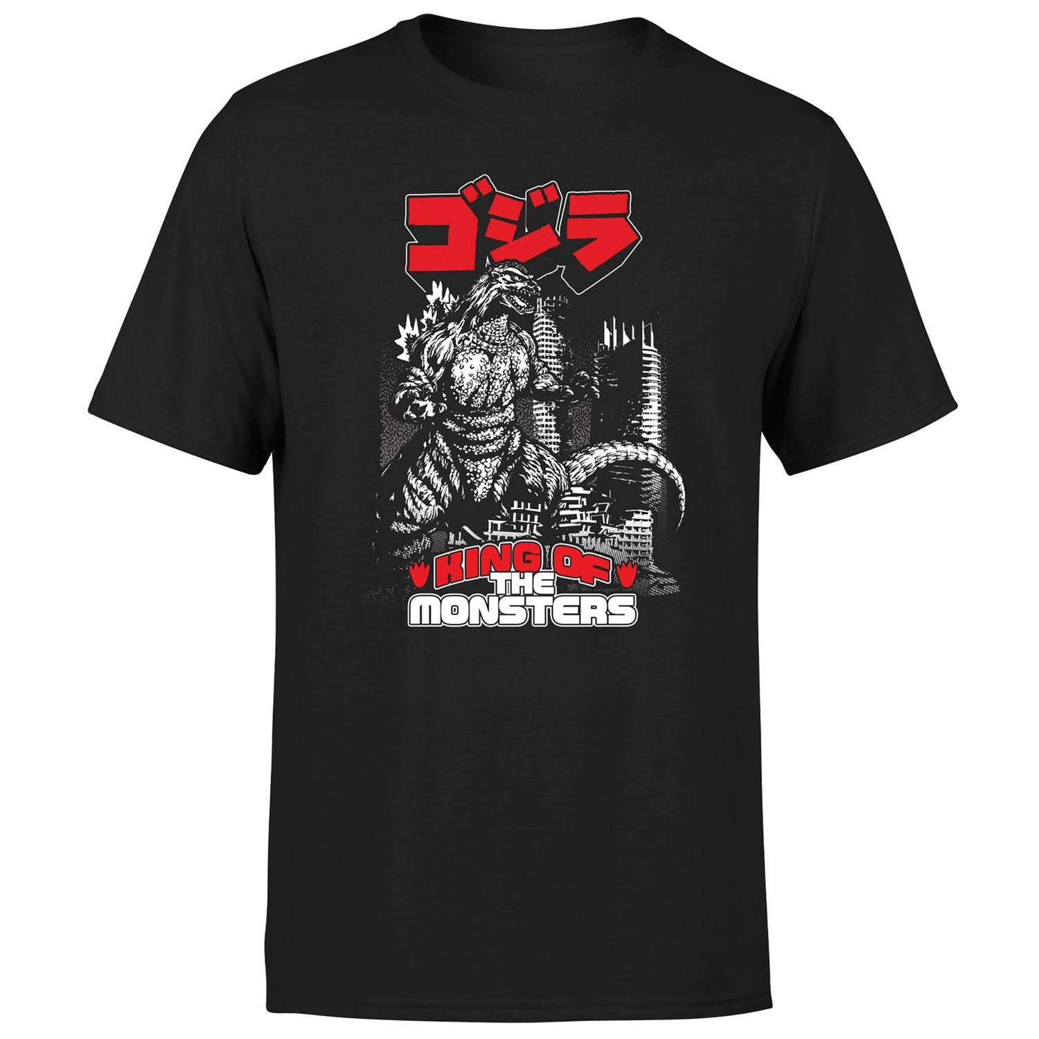 Godzilla Kanji Poster Unisex T-Shirt - Black