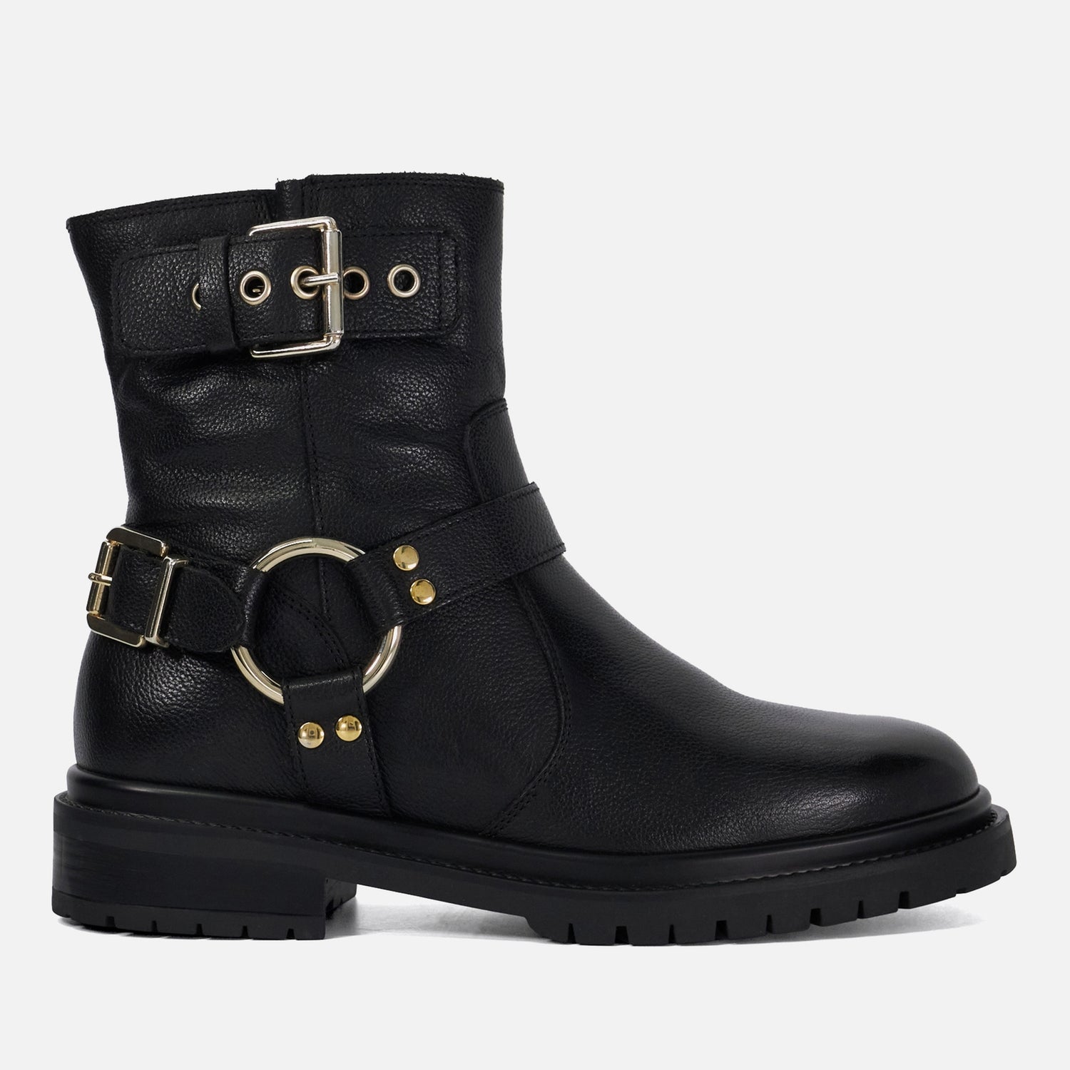 Dune London Women's Piton Leather Low Boots - UK 3