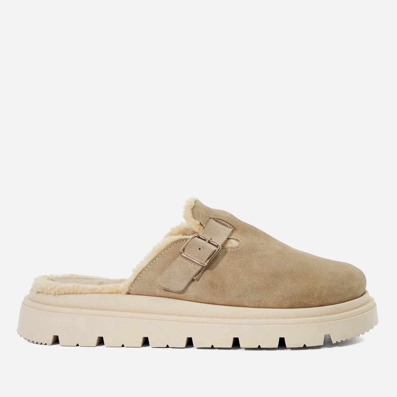 Dune London Women's Gene Faux Suede Clogs - UK 3