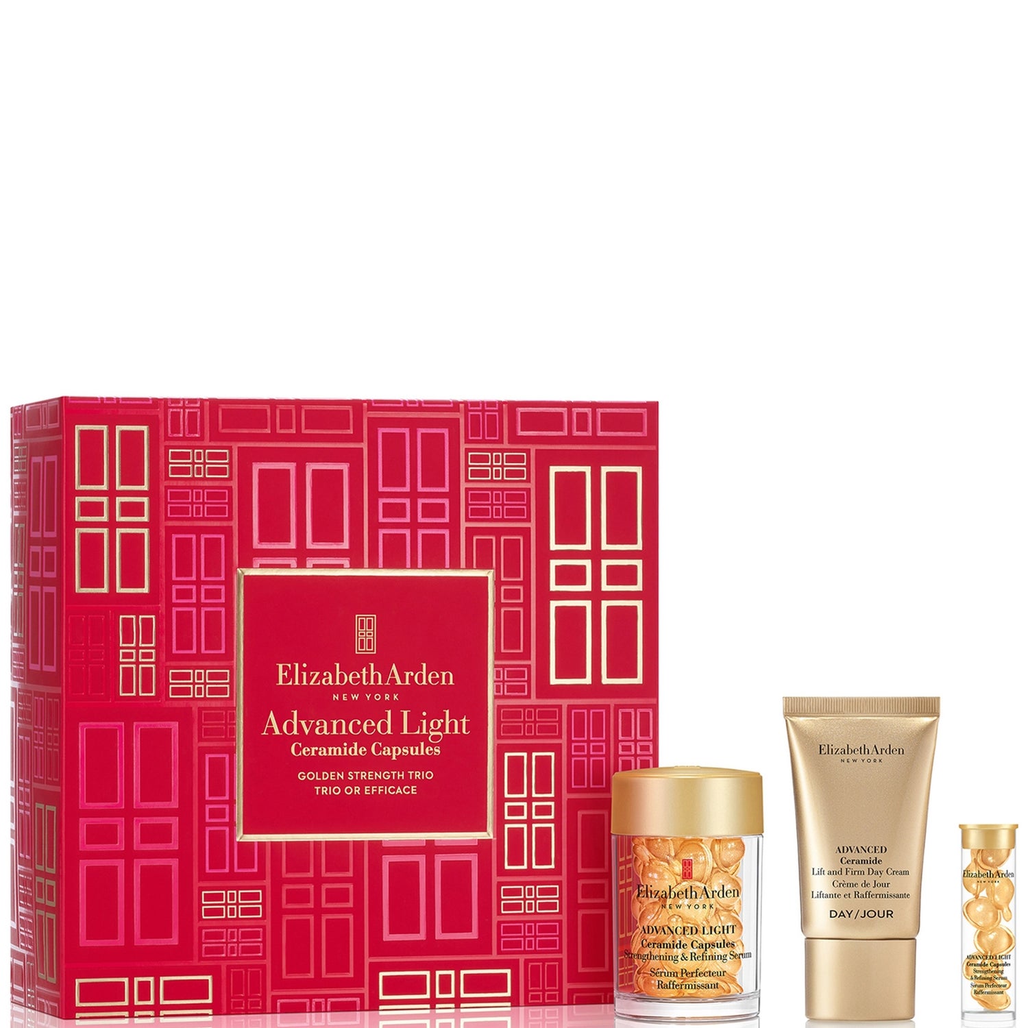Elizabeth Arden Gold Strength Trio Advanced Light Ceramide Capsules 3-Piece Gift Set