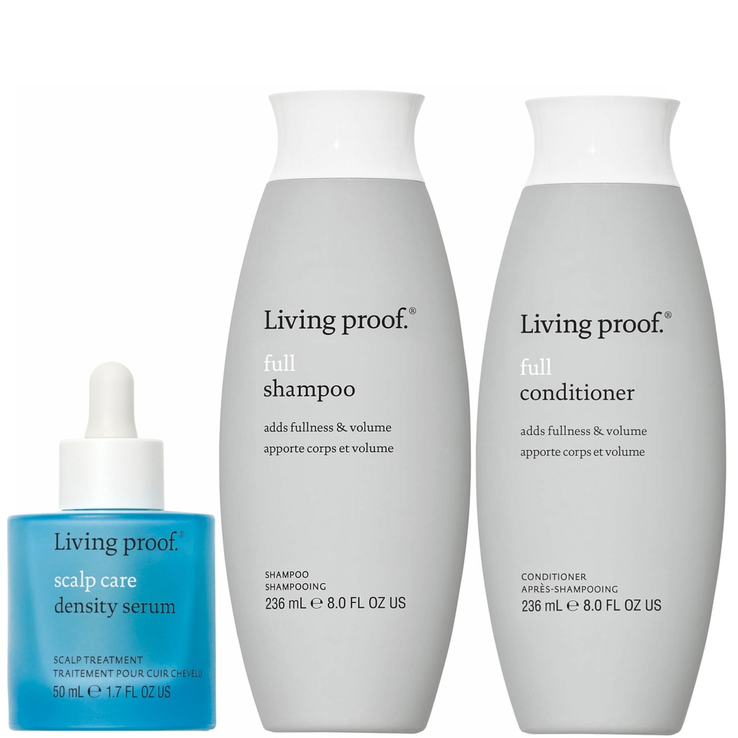 Living Proof Fuller & Thicker Hair Routine