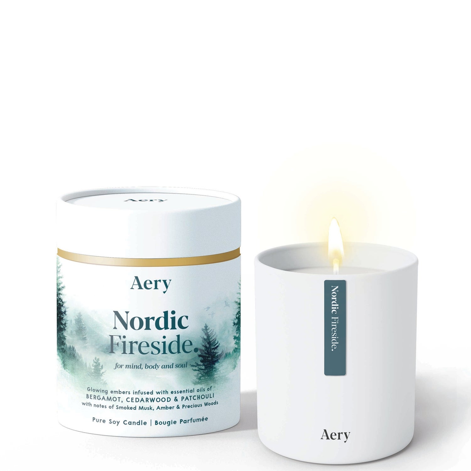 AERY Nordic Fireside Candle 200g