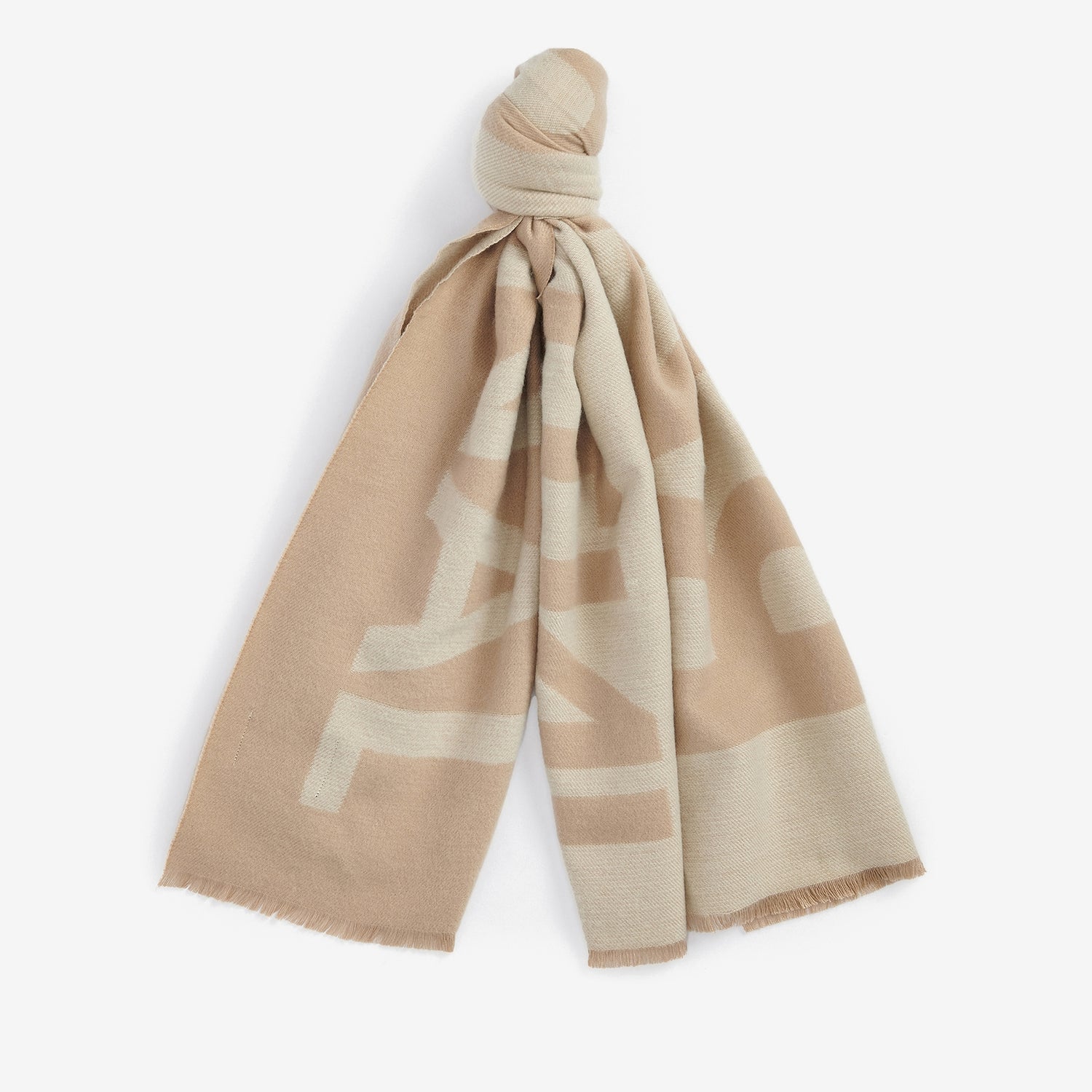 Barbour International Milla Logo-Intarsia Knit Scarf