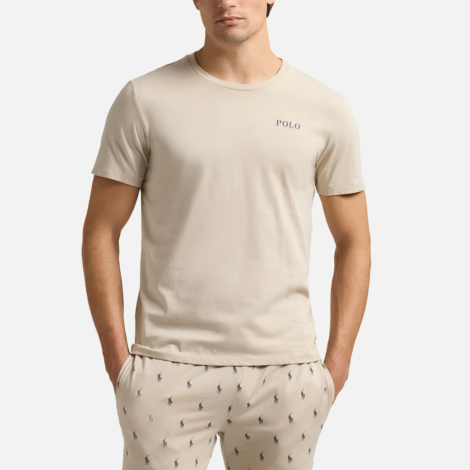 Polo Ralph Lauren Small Logo Cotton-Jersey Lounge T-Shirt - L
