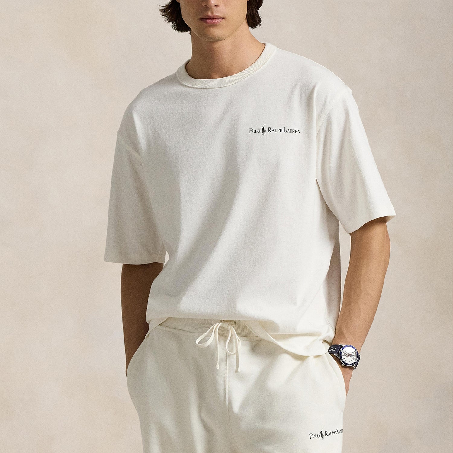 Polo Ralph Lauren Printed Logo Cotton-Jersey T-Shirt - S
