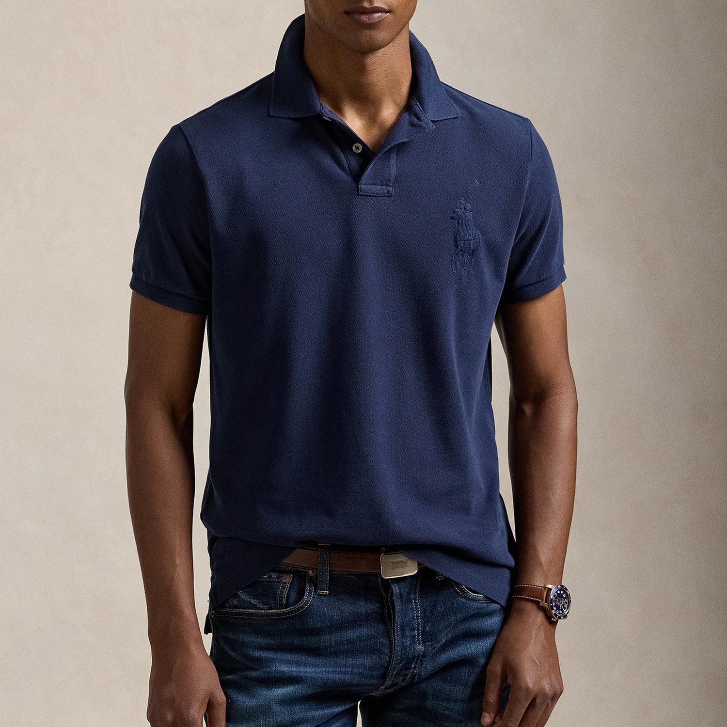 Polo Ralph Lauren Custom Slim-Fit Big Pony Polo Shirt - L