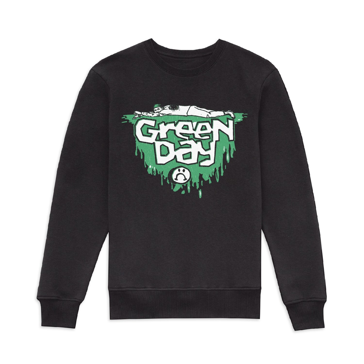 Sweatshirt green and black on sale