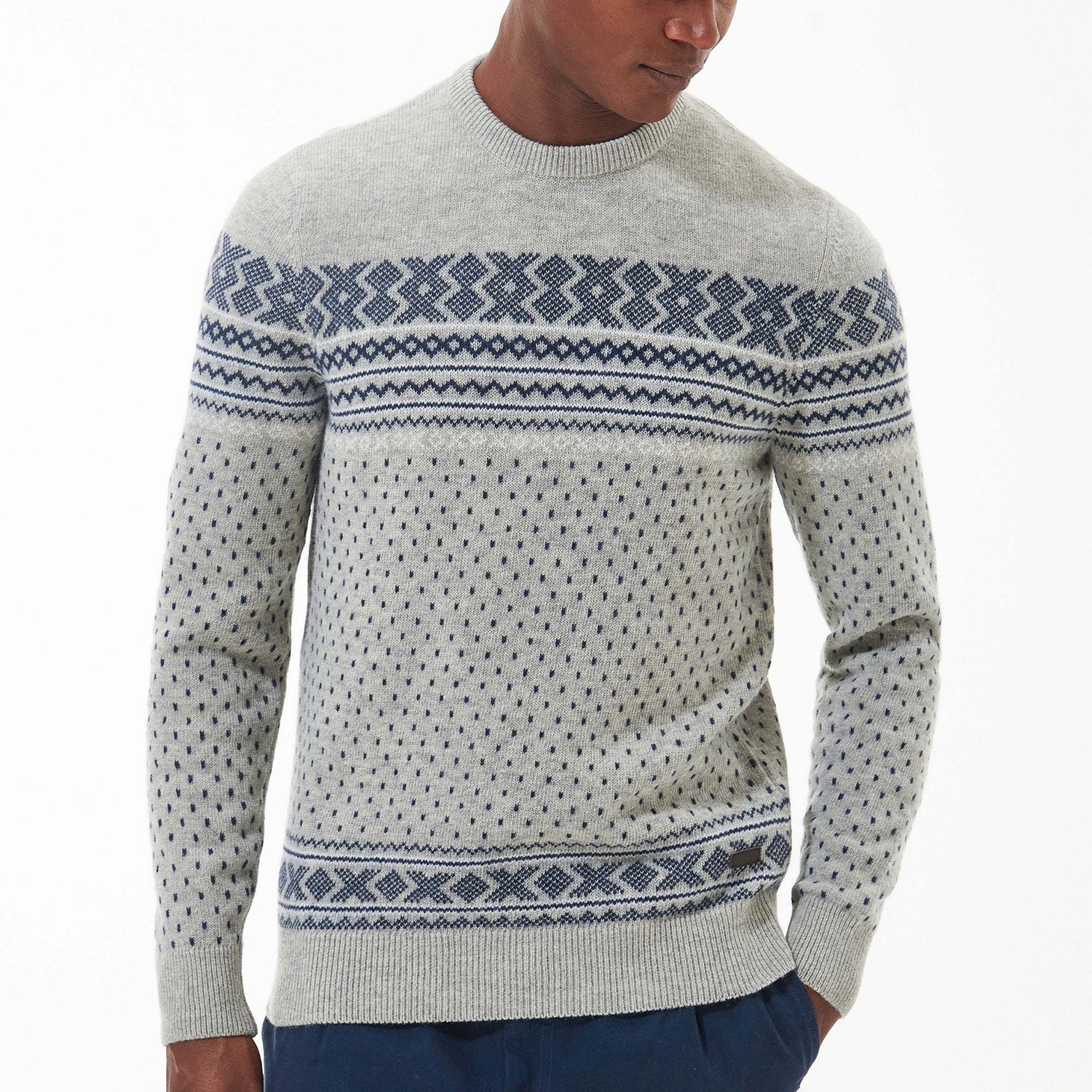 Barbour Fair Isle Wool Jumper - S