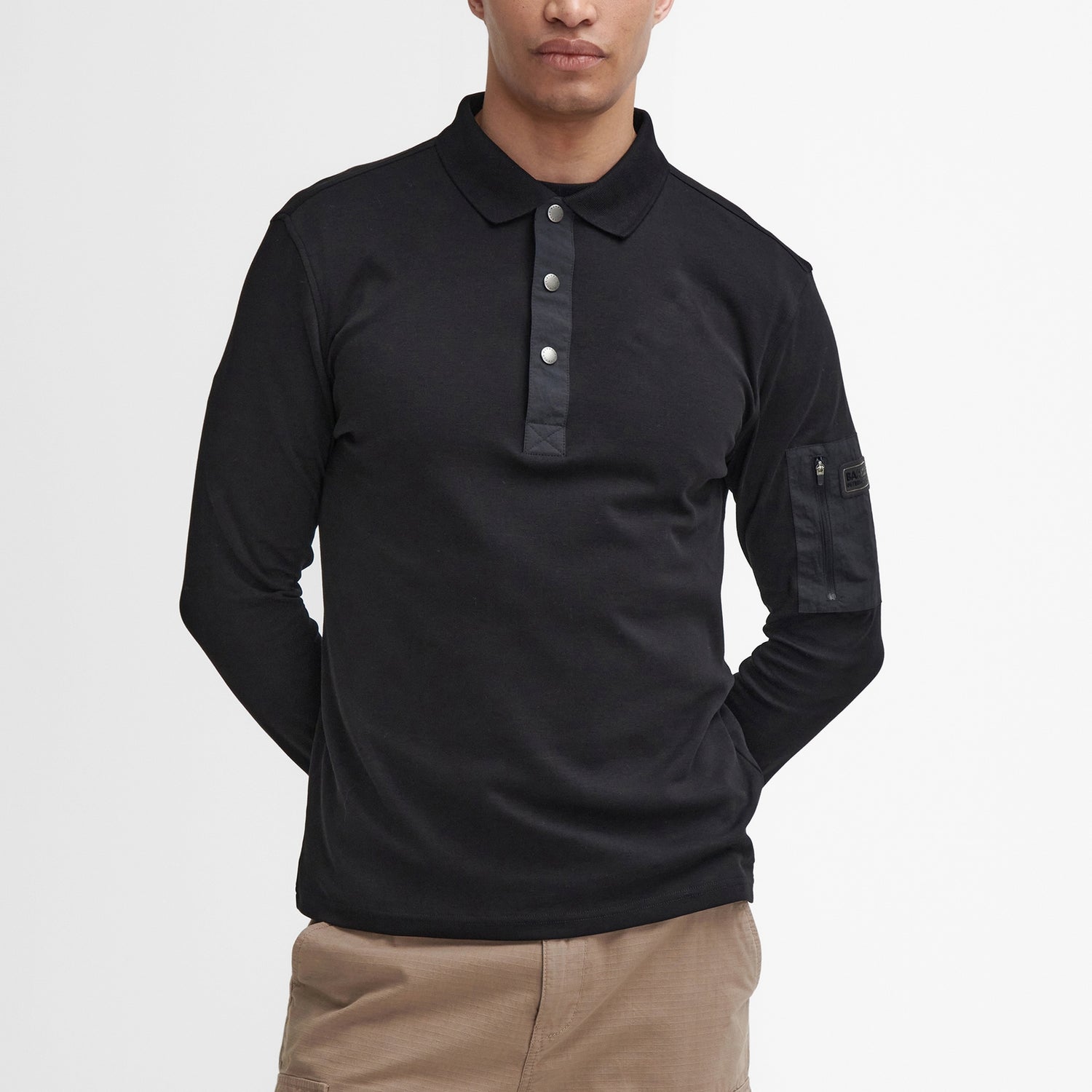 Barbour International Bradley Snap Polo Shirt - M