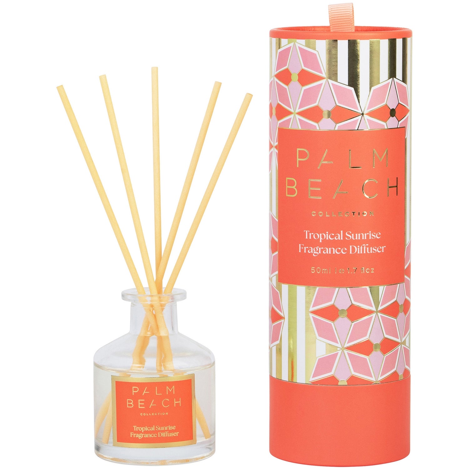 Palm Beach Collection Tropical Sunrise Mini Fragrance Diffuser 50ml