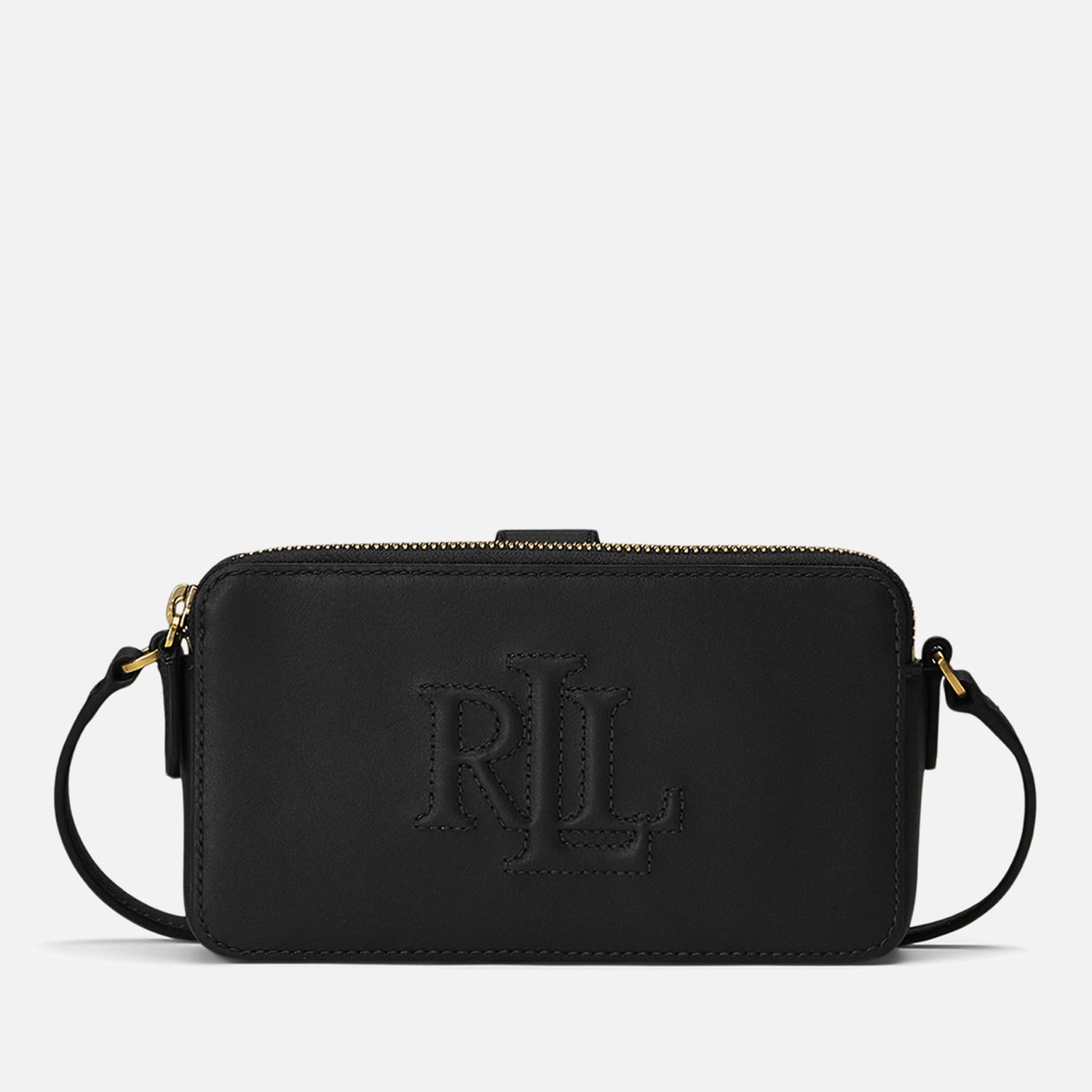 Lauren Ralph Lauren Medium Strap Leather Wallet On Chain