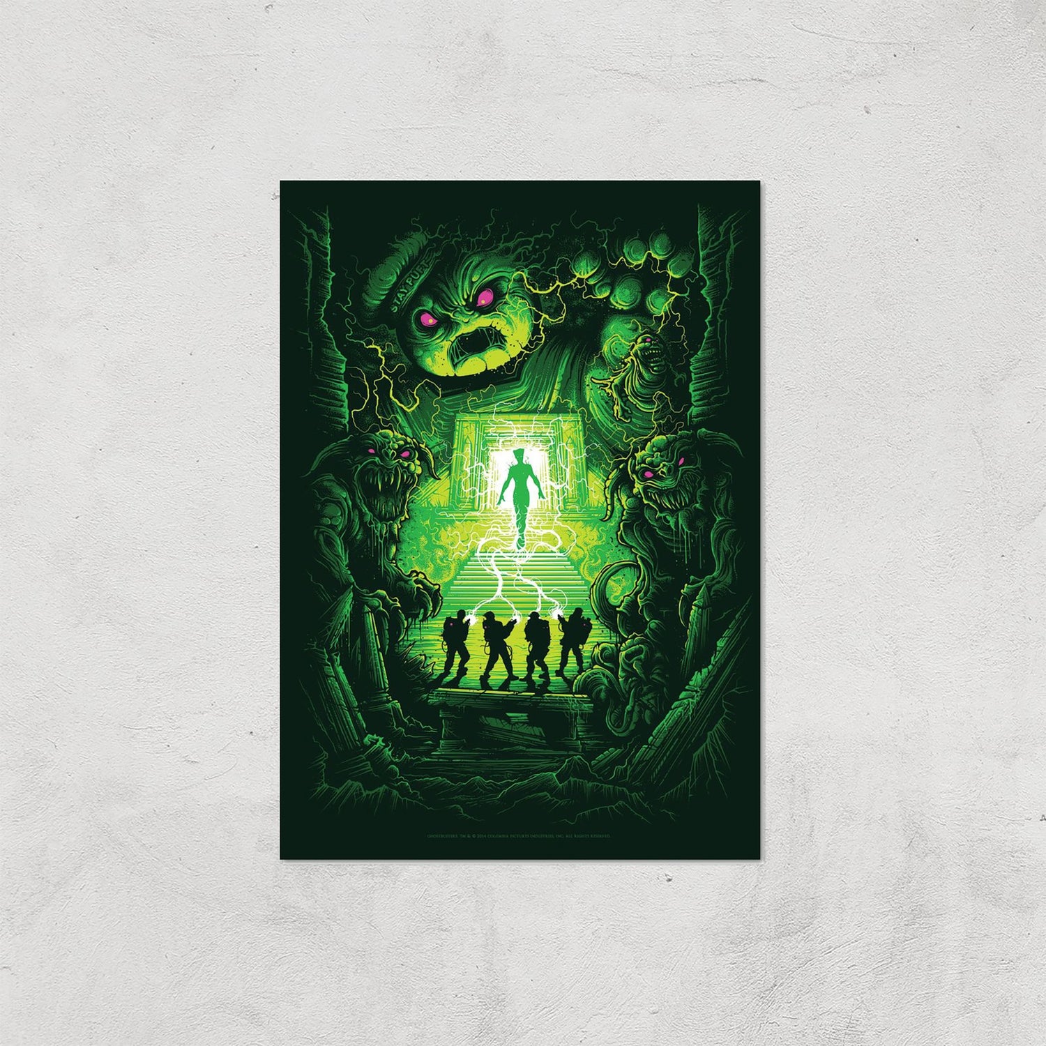 Ghostbusters Dan Mumford Giclee Art Print - A4 - Print Only