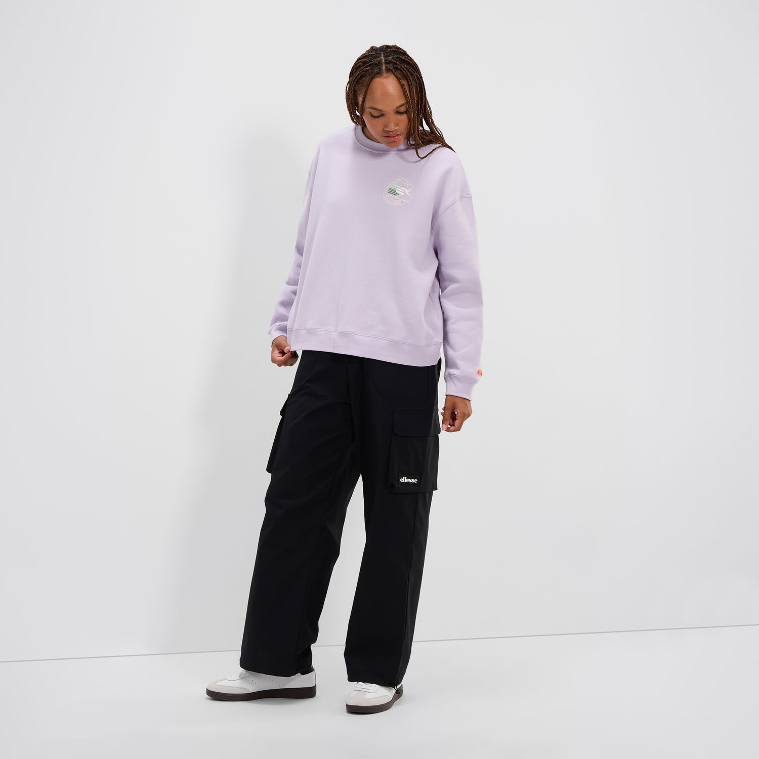 Sweatshirt Areski fur Damen Lila ellesse