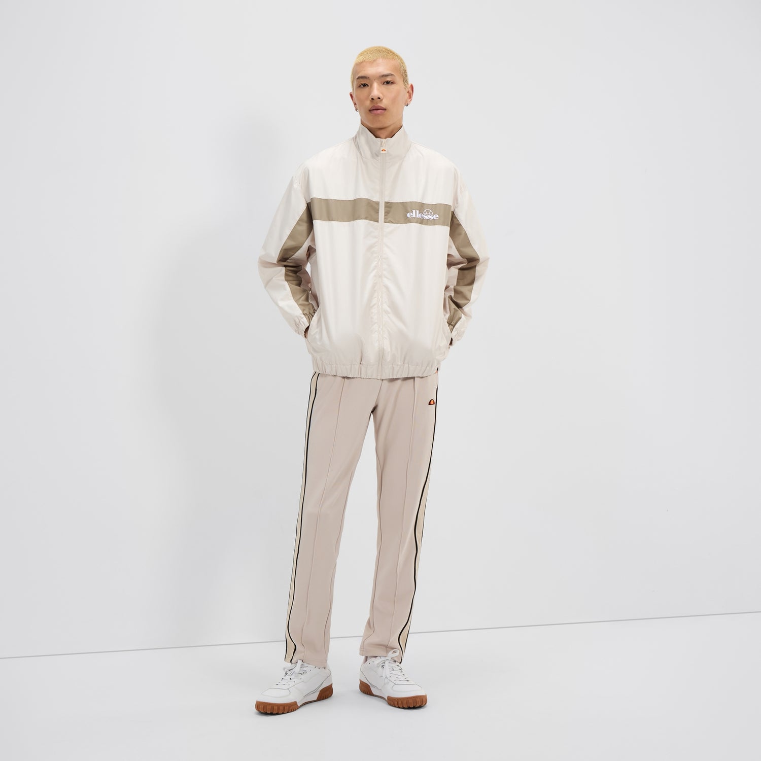 Men s De Rossi Jacket Beige Ellesse