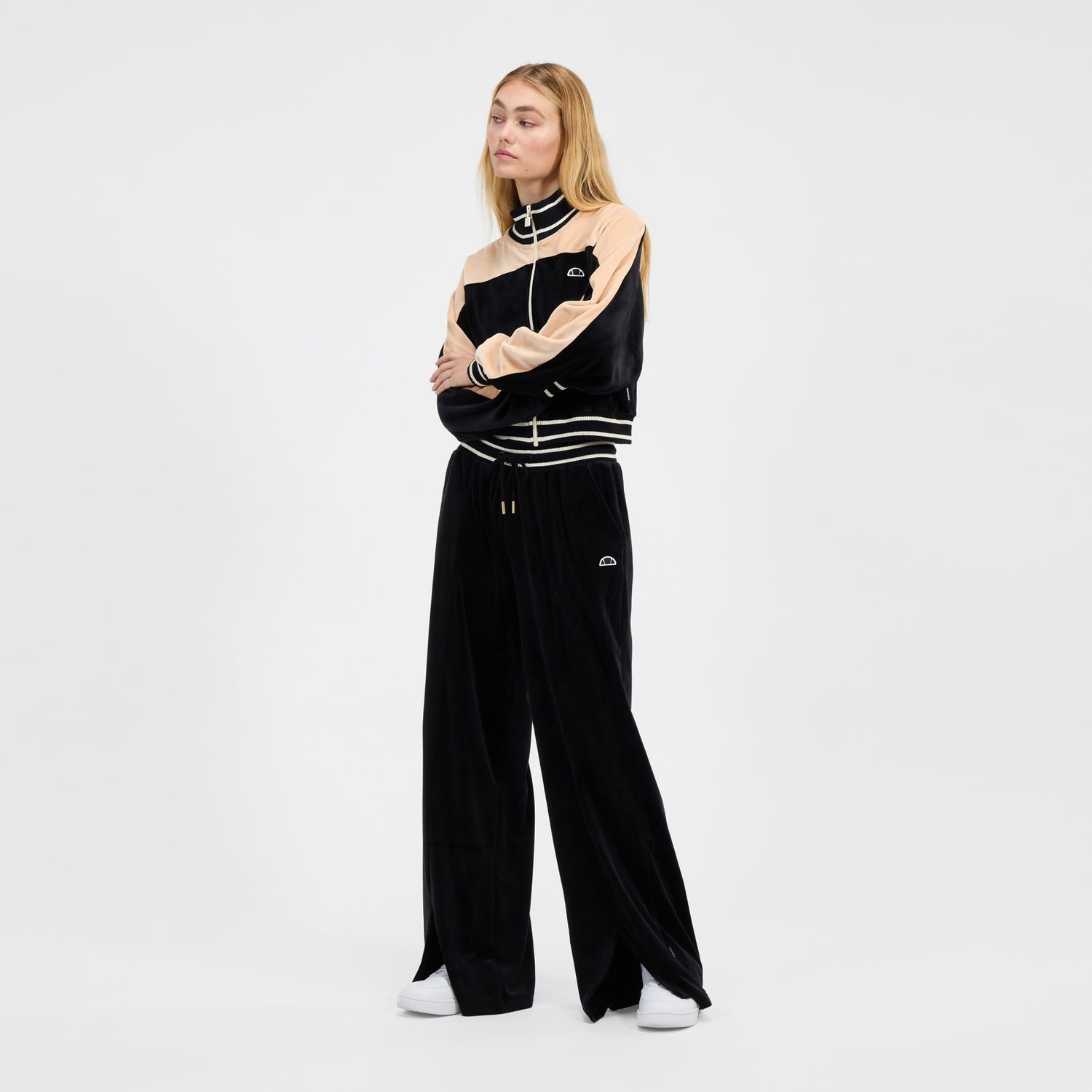 Women s Velvet Track Pant Black Ellesse