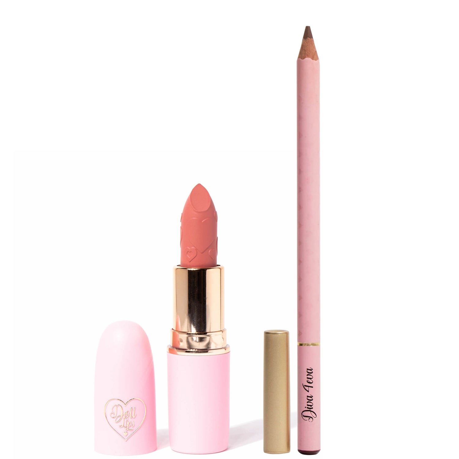 Doll Beauty Lip Bundle - My Love Lipstick and Diva 4eva Lip Liner