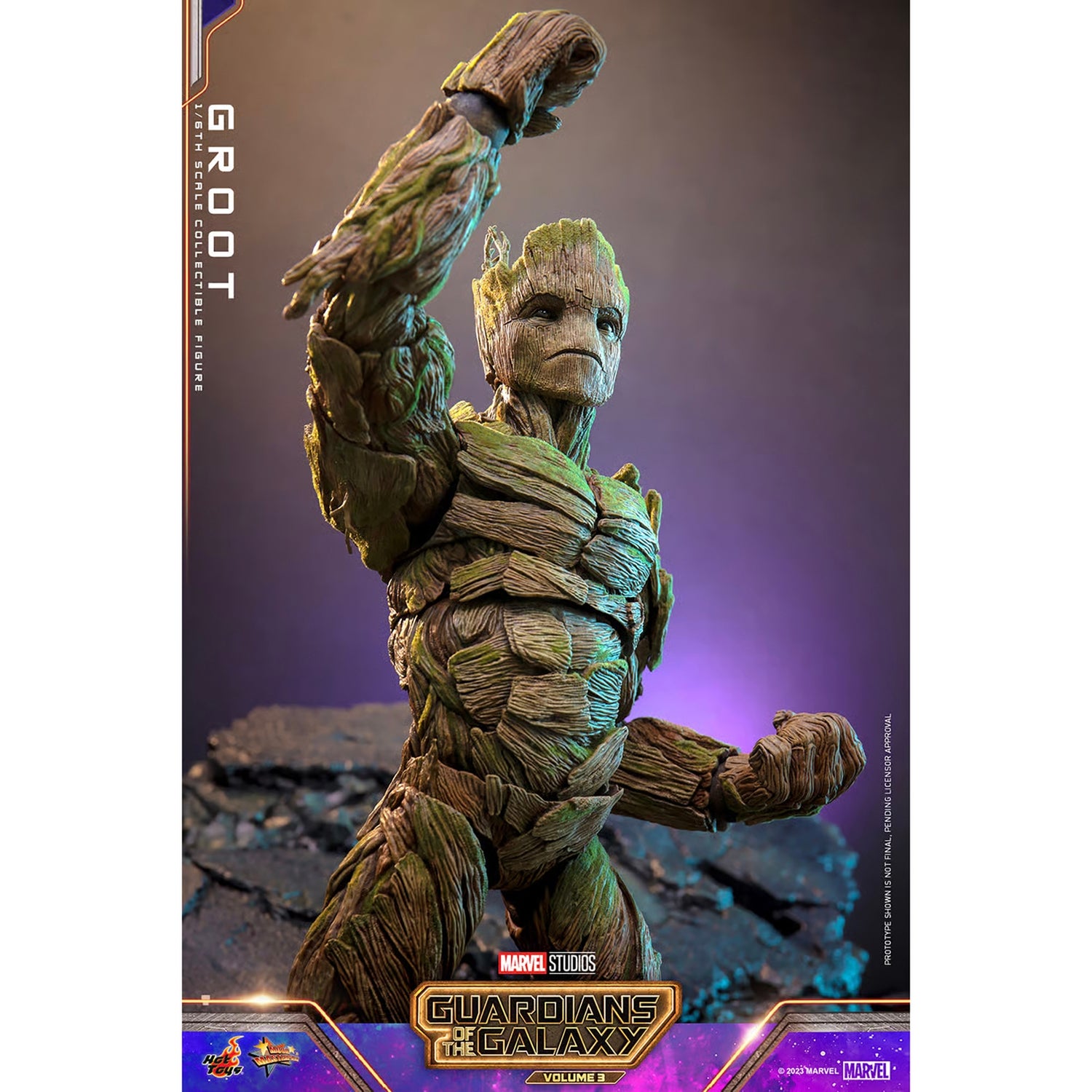 Hot Toys 1:6 Scale Marvel Guardians of the Galaxy Vol.3 Groot Statue